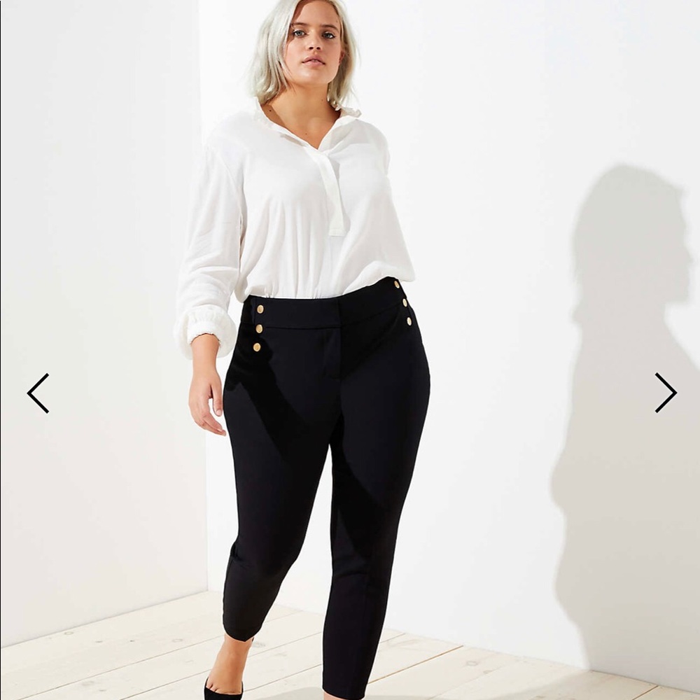 Loft Plus Skinny Sailor Pants